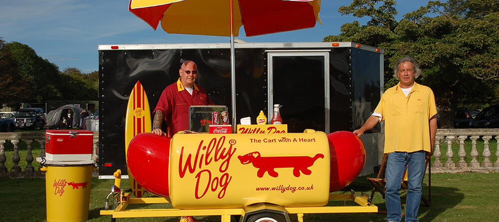 hot dog cart location