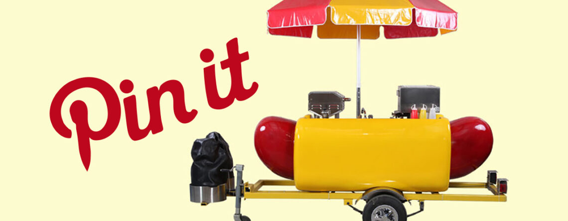 hot dog cart Pinterest