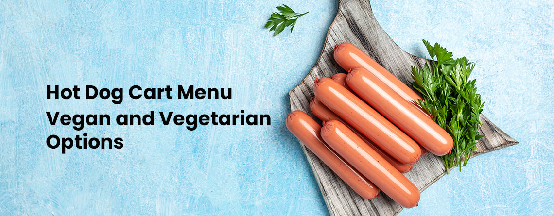 Hot Dog Cart Menu Vegan and Vegetarian Options